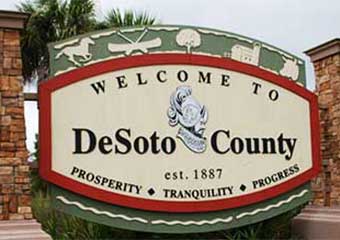 DeSoto Welcome Sign