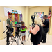 A child being interviewed.